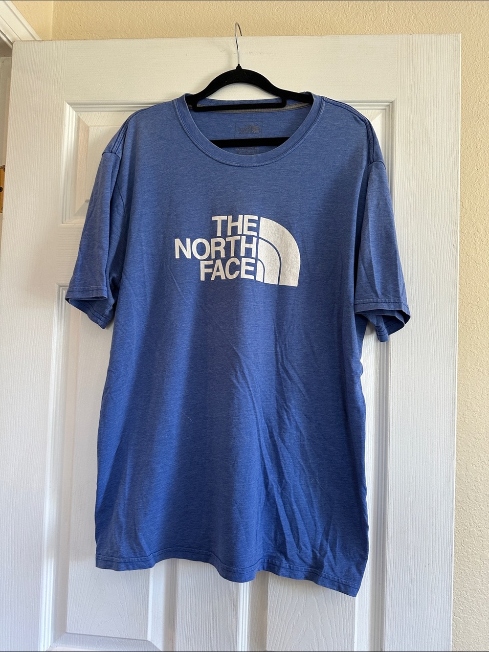 The North Face Men's Logo Tee — Blue with White Graphic